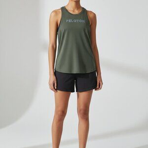 Peloton Olive Green Athletic Workout Tank Top Women’s Size Medium